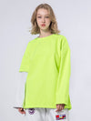 Mutu Damen-Pullover mit Rundhalsausschnitt und Fake-Two-Design