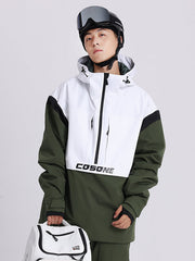 Cosone Powdreamer Colorblock Anorak-Schneejacke für Herren