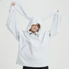 Doorek Unisex Niedlicher Hasen-Schnee-Hoodie - Lange Ohren-Verzierung
