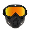 Snowverb Winter Ranger Unisex-Skibrille mit abnehmbarer Gesichtsmaske
