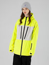 Searipe Independent Colorblock Windbreaker-Schneejacke für Damen