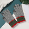 Snowverb Winter Winddichte Strickhandschuhe mit Muster