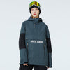 Damen Mountain Challenger Half-Zip Anorak-Schneejacke