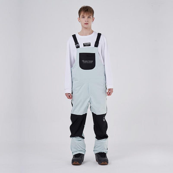 RAWRWAR Mountain Discover Colorblock Ski-Latzhose für Herren