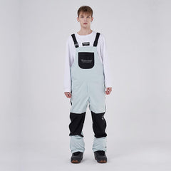 RAWRWAR Mountain Discover Colorblock Ski-Latzhose für Herren