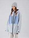 Searipe Independent Colorblock Windbreaker-Schneejacke für Damen