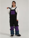 Gsou Snow Mountain Discover Colorblock Ski-Latzhose für Damen