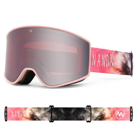 Nandn Unisex Snowboard-Schutzbrille mit austauschbaren Gläsern