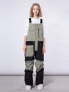 Mutu Snow Winter Moment Block Schnee-Latzhose für Damen