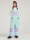 Damen Skihose mit Trägern Gsou Snow Mountain Discover Colorblock