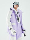 Herren-Winterjacke Vector Winter Invitation Reflektierende Farbblock-Schneejacke