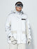 Herren-Winterjacke Vector Winter Invitation Reflektierende Farbblock-Schneejacke