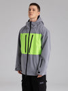 Searipe Independent Colorblock Windbreaker-Schneejacke für Herren