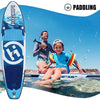 California Breeze 10'6'' aufblasbares Stand-Up-Paddle-Board-Bundle-Paket