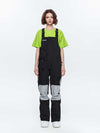 Damen High Experience Color Block Taillengürtel Snowboardhose Ski Latzhose