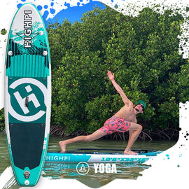 California Breeze 10'6'' aufblasbares Stand-Up-Paddle-Board mit allem Zubehör