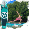 California Breeze 10'6'' aufblasbares Stand-Up-Paddle-Board mit Zubehör