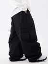Wild Soul Steeze ParkRider Damen-Cargohose mit mehreren Taschen und Leopardenmuster