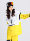 Cosone Powdreamer Colorblock Anorak-Schneejacke für Damen