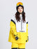 Cosone Powdreamer Colorblock Anorak-Schneejacke für Damen