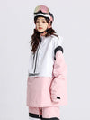 Cosone Powdreamer Colorblock Anorak-Schneejacke für Damen
