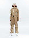 Damen High Experience Checkerboard Sleeve Urban Style Einteiler Snowboardanzug